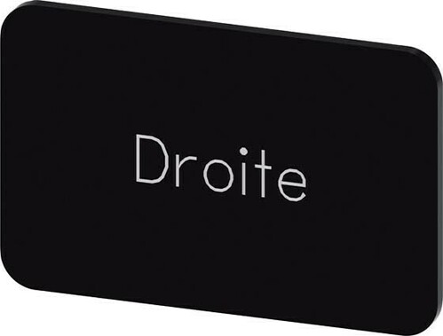 Siemens Dig.Industr. Bezeichnungsschild Beschriftung: DROITE 3SU1900-0AD16-0GG0 Siemens Dig.Industr. Bezeichnungsschild Beschriftung: DROITE 3SU1900-0AD16-0GG0