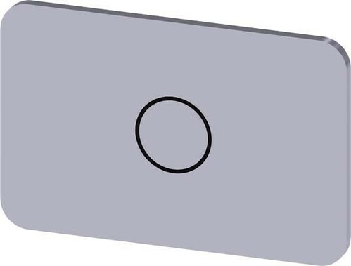 Siemens Dig.Industr. Bezeichnungsschild Symbol: O 3SU1900-0AD81-0QA0