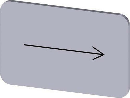 Siemens Dig.Industr. Bezeichnungsschild Pfeilrichtung rechts 3SU1900-0AD81-0QR0 Siemens Dig.Industr. Bezeichnungsschild Pfeilrichtung rechts 3SU1900-0AD81-0QR0