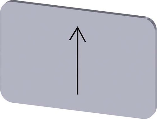 Siemens Dig.Industr. Bezeichnungsschild Pfeilrichtung oben 3SU1900-0AD81-0QS0
