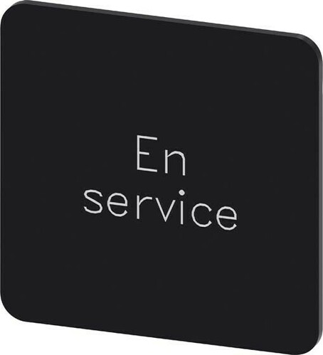 Siemens Dig.Industr. Bezeichnungsschild En Service 3SU1900-0AE16-0GM0