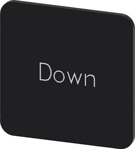 Siemens Dig.Industr. Bezeichnungsschild Beschriftung: Down 3SU1900-0AF16-0DM0 Siemens Dig.Industr. Bezeichnungsschild Beschriftung: Down 3SU1900-0AF16-0DM0