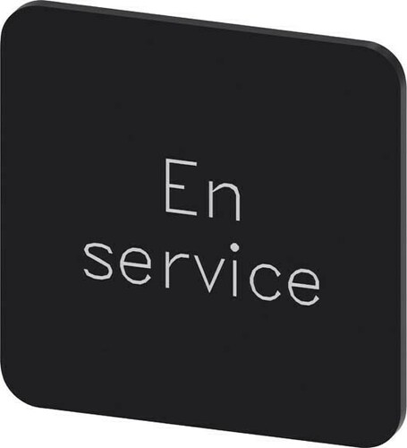 Siemens Dig.Industr. Bezeichnungsschild En Service 3SU1900-0AF16-0GM0