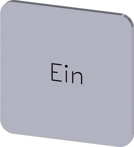 Siemens Dig.Industr. Bezeichnungsschild Beschriftung: Ein 3SU1900-0AF81-0AB0