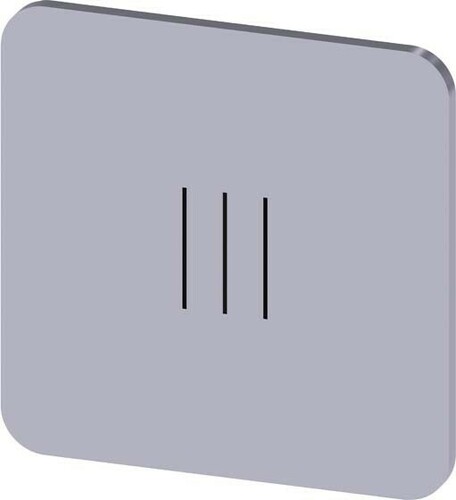Siemens Dig.Industr. Bezeichnungsschild Symbol: III 3SU1900-0AF81-0QD0