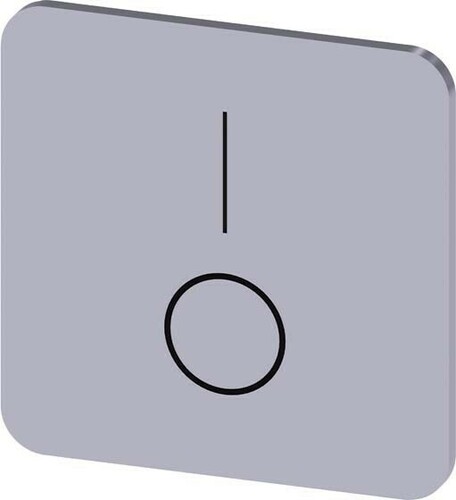 Siemens Dig.Industr. Bezeichnungsschild Symbol: I O 3SU1900-0AF81-0QP0 Siemens Dig.Industr. Bezeichnungsschild Symbol: I O 3SU1900-0AF81-0QP0