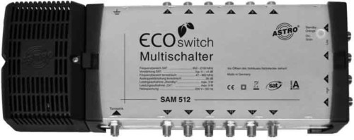 Astro Strobel Multischalter mit Netzteil SAM 512 Ecoswitch