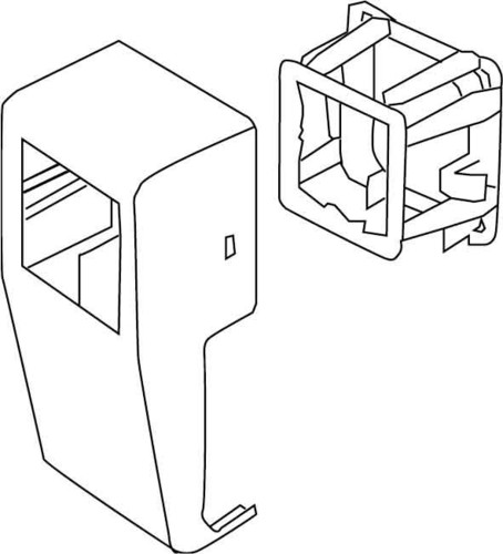 HKL Geräteeinbautank reinweiß Kanal-System SDK 5041.3