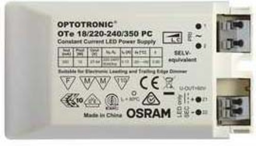 Osram BETRIEBSGERÄTE OPTOTRONIC LED-Konverter 350mA 18W dimmbar Ote 18/220-240/350PC