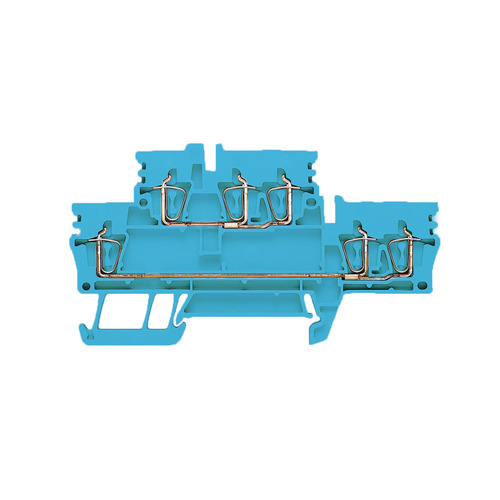 Weidmüller Klemme Federanschl.,2.5mm² ZDK 2.5/3AN BL
