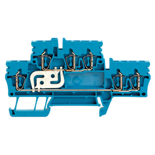 Weidmüller Klemme Federanschl.,2.5mm² ZDK 2.5/3AN V BL
