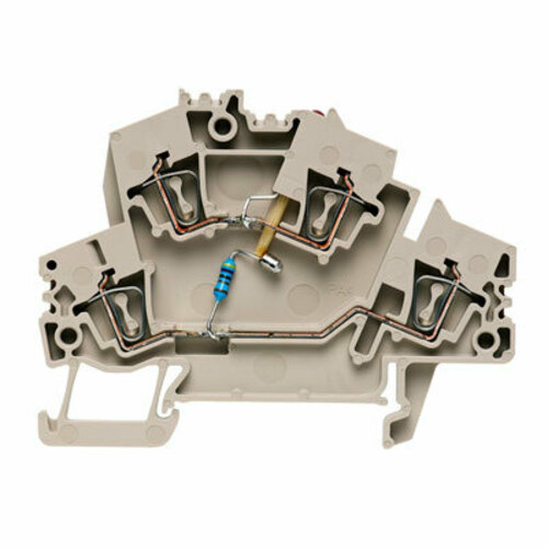 Weidmüller Klemme Federanschl.,2.5mm² ZDK 2.5-2/LD 24VUC