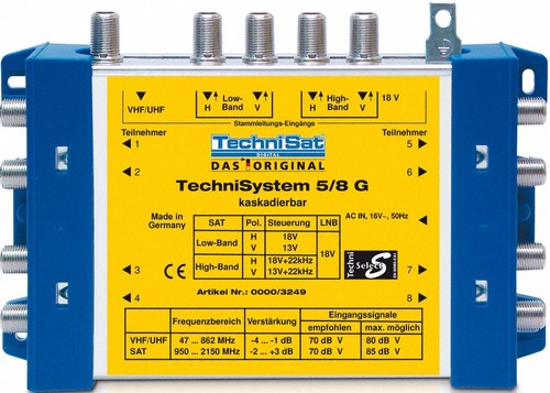 TechniSat Multischalter Grundeinheit TECHNISYSTEM58G2