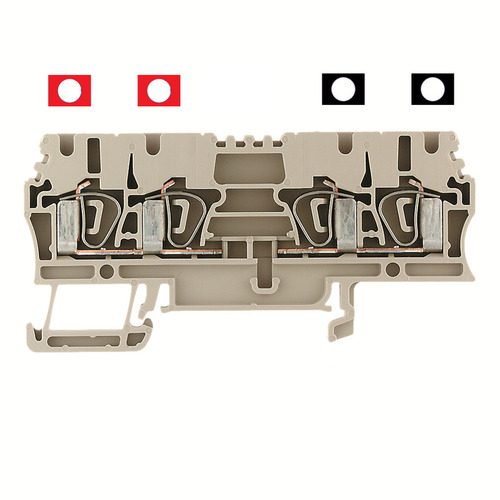 Weidmüller Klemme Federanschl.,2.5mm² ZDU2.5/2X2ANBEDSWRT