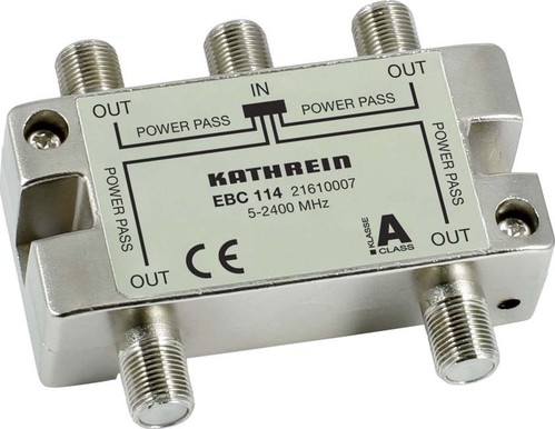 Kathrein F-Verteiler 4-fach 5-2400 MHz EBC 114