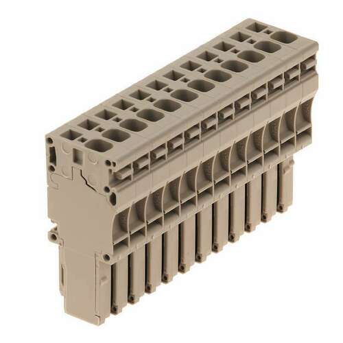 Weidmüller Stecker Zugfederanschl.,4mm² ZP 4/1AN/12 Weidmüller Stecker Zugfederanschl.,4mm² ZP 4/1AN/12