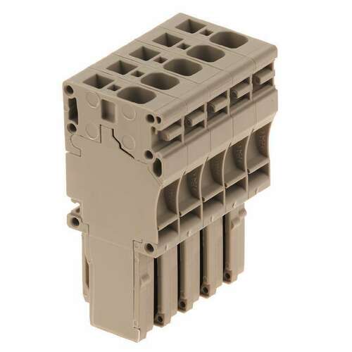 Weidmüller Stecker Zugfederanschl.,4mm² ZP 4/1AN/5 Weidmüller Stecker Zugfederanschl.,4mm² ZP 4/1AN/5