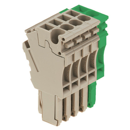 Weidmüller Stecker Steckanschl.,2.5mm² ZP2.5/1AN/QV/5GN/BE Weidmüller Stecker Steckanschl.,2.5mm² ZP2.5/1AN/QV/5GN/BE