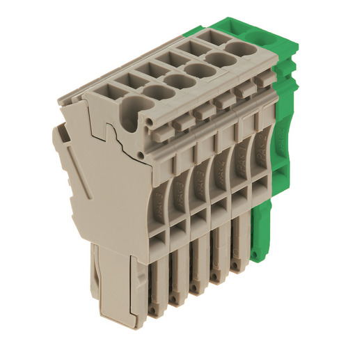 Weidmüller Stecker Steckanschl.,2.5mm² ZP2.5/1AN/QV/7GN/BE Weidmüller Stecker Steckanschl.,2.5mm² ZP2.5/1AN/QV/7GN/BE