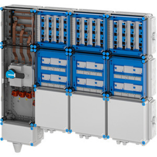 Hensel Ladeverteiler f.12 Ladep. a 22kW Mi EV 22kW 12100