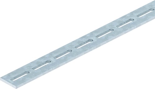 OBO Bettermann Vertr Flachstahl mit Langloch 8,5mm, 40x5x3000, St FLA 5 FT