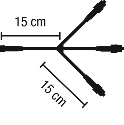 Scharnberger+Hasenbein Verbindungskabel QuickFix 3Ausg.grün 58629 Scharnberger+Hasenbein Verbindungskabel QuickFix 3Ausg.grün 58629