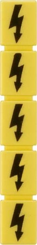 Siemens Dig.Industr. Bezeichnungsschild mit Blitzpfeil 8WH9064-5AA06