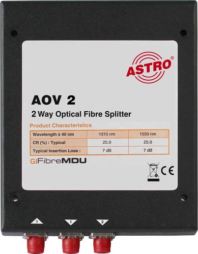 Astro Strobel Splitter 2-fach, optisch AOV 2