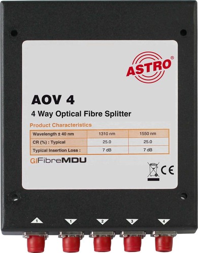 Astro Strobel Splitter 4-fach, optisch AOV 4