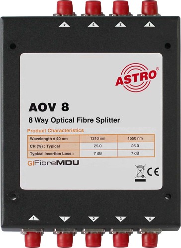 Astro Strobel Splitter 8-fach, optisch AOV 8