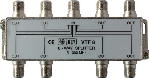 Kreiling Tech. F-Verteiler 8fach 5-1218MHz Class A VT 2248