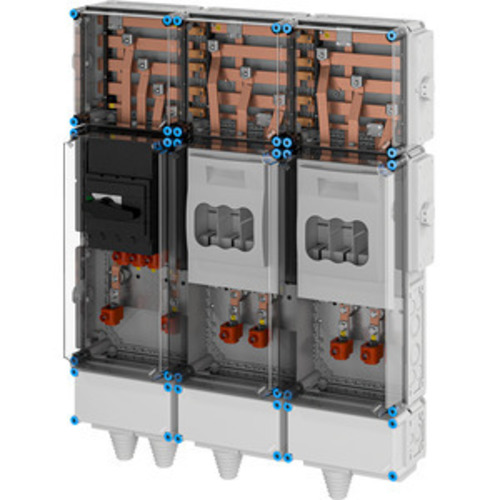 Hensel Ladeverteiler b. z. 2 Ladepunkte Mi EV 200kW 2000 Hensel Ladeverteiler b. z. 2 Ladepunkte Mi EV 200kW 2000