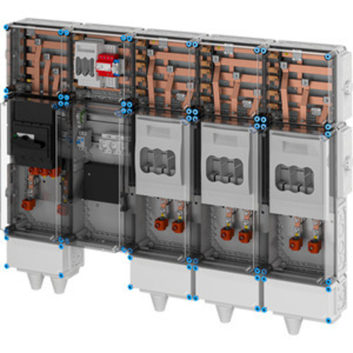 Hensel Ladeverteiler b. z. 3 Ladepunkte Mi EV 200kW 3001 Hensel Ladeverteiler b. z. 3 Ladepunkte Mi EV 200kW 3001