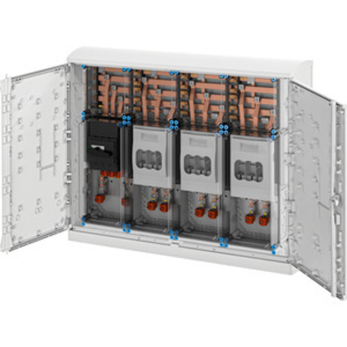 Hensel Ladeverteiler b. z. 3 Ladepunkte Mi EV 200kW 3010 Hensel Ladeverteiler b. z. 3 Ladepunkte Mi EV 200kW 3010