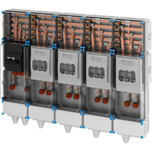 Hensel Ladeverteiler b. z. 4 Ladepunkte Mi EV 200kW 4000 Hensel Ladeverteiler b. z. 4 Ladepunkte Mi EV 200kW 4000