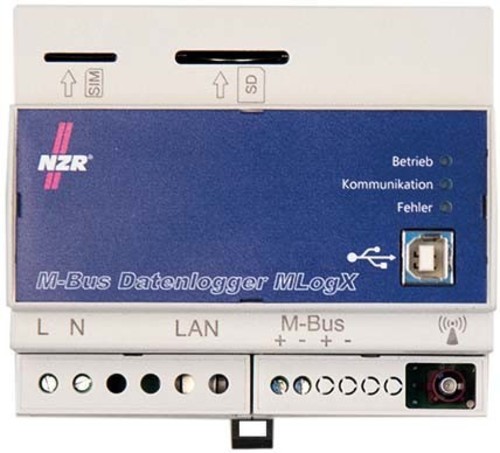 NZR M-BUS-Datenlogger MLogX f.25MBUS-Gerät 25 M-BUS-Geräte