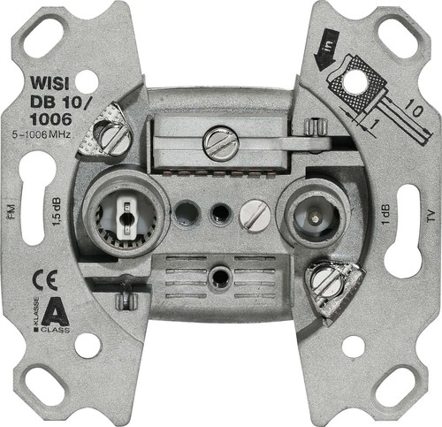 Wisi TER/BK, Stichdose, 1,5 dB 5...1006 MHz DB10 1006