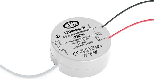EVN Lichttechnik LED-Netzgerät 24VDC 0,1-8W rund LV 24008