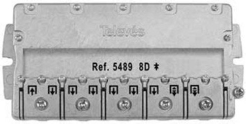 Televes Easy-F-Verteiler 8f. 15dB, 5-2400Mhz EFV 8