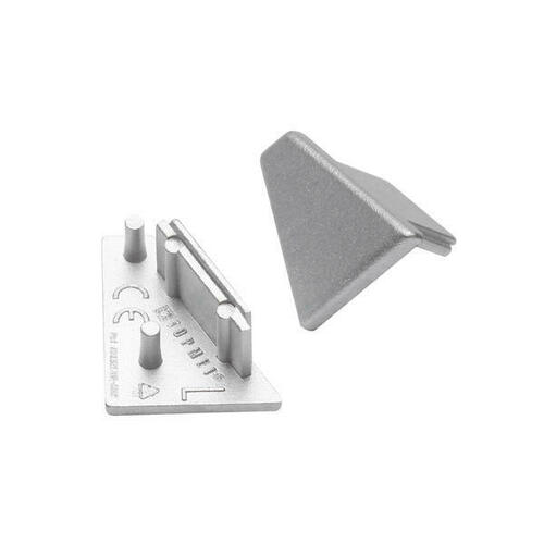 Brumberg Leuchten Endstück für Eckprofil silber 53070260