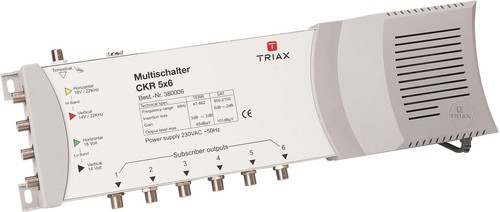 Triax Hirschmann Multischalter 4SAT+1terr.Eing.16f. CKR 5x16