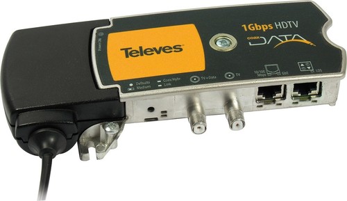 Televes Coaxdata-Ethernet-Adapter 1000 Mbps, 2x RJ45 EKA 1000