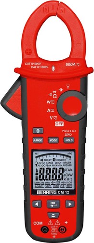 Benning Leistungsstromzangen-Mult. DC 0,01-600A CM 12