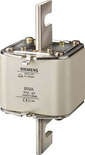 Siemens Dig.Industr. NH-Sicherungseinsatz G4 800A 500AC/440VDC 3NA3475