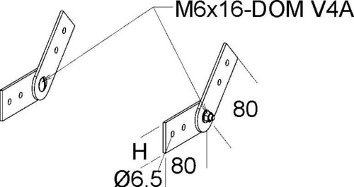 Niedax GFK-Gelenkverbinder KKGV 50 (1Paar)
