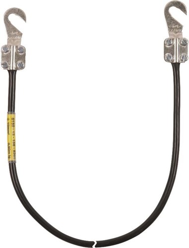 DEHN Erdungsleitung 10mm2/L 10,0m schw. EL10L100M2KSO810