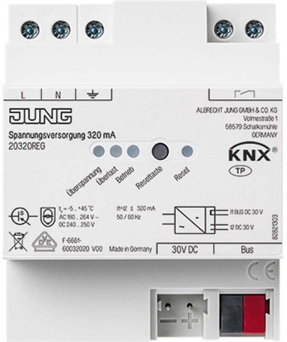 Jung Spannungsversorgung 320mA, KNX 20320 REG