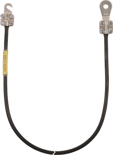 DEHN Erdungsleitung 10mm2/L 3,0m schw. EL10L305M1KSO561KSG8