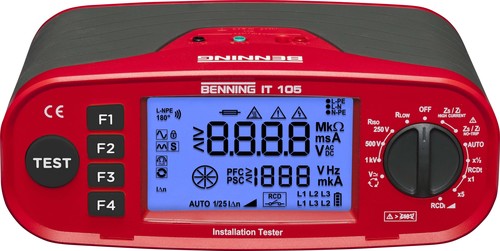 Benning Installationsprüfgerät m. Grafikdisplay IT 105