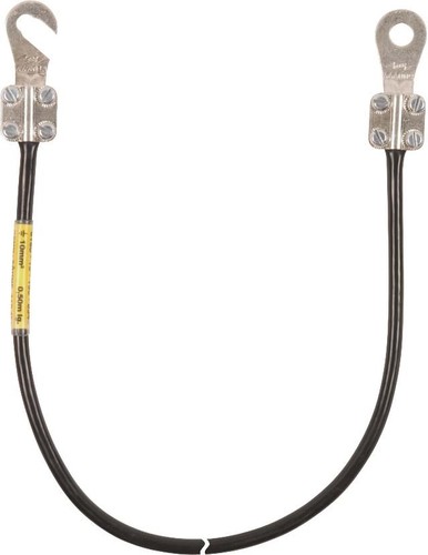 DEHN Erdungsleitung 16mm2/L 2,0m schw. EL16L205M1KSO8101KSG